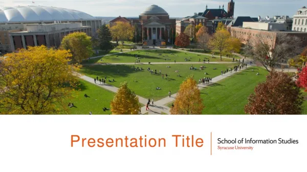 Presentation Title