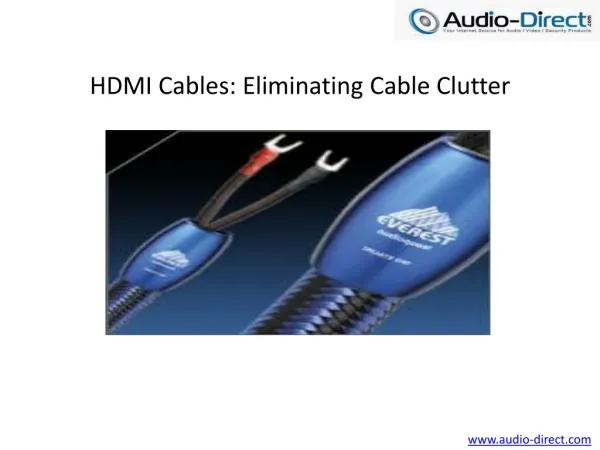 Audioquest HDMI Cables