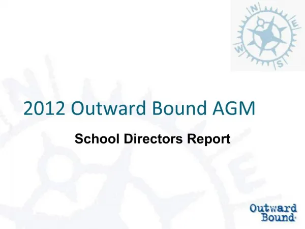 2012 Outward Bound AGM