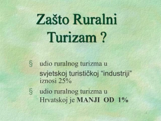 Za to Ruralni Turizam - slide 1
