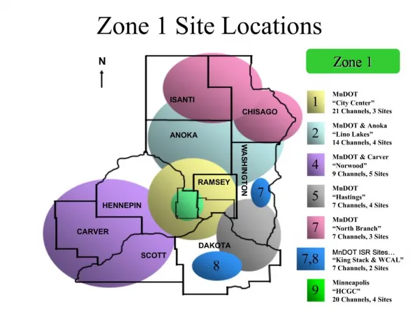 Zone 1 Site Locations