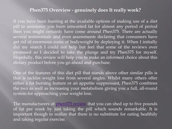 phen375 customer review