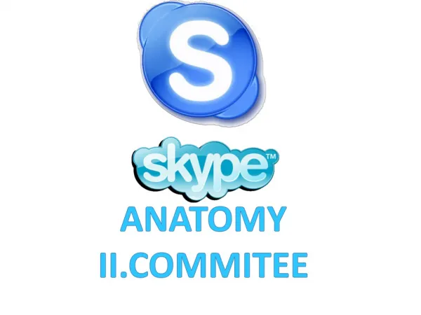 anatomy ii commitee