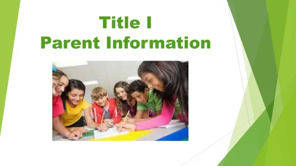 Title I Parent Information