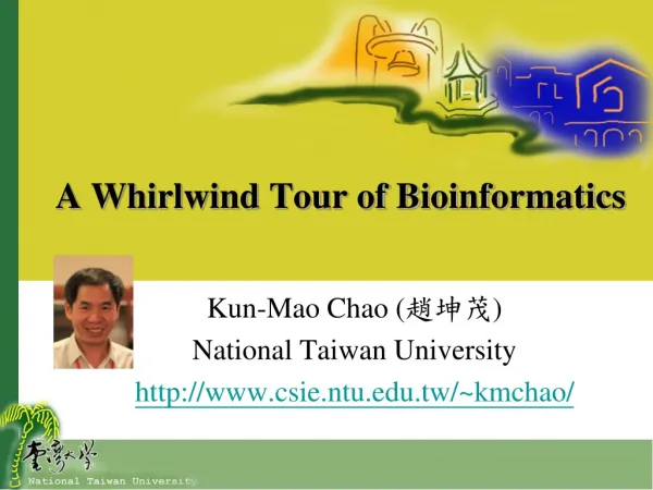 A Whirlwind Tour of Bioinformatics
