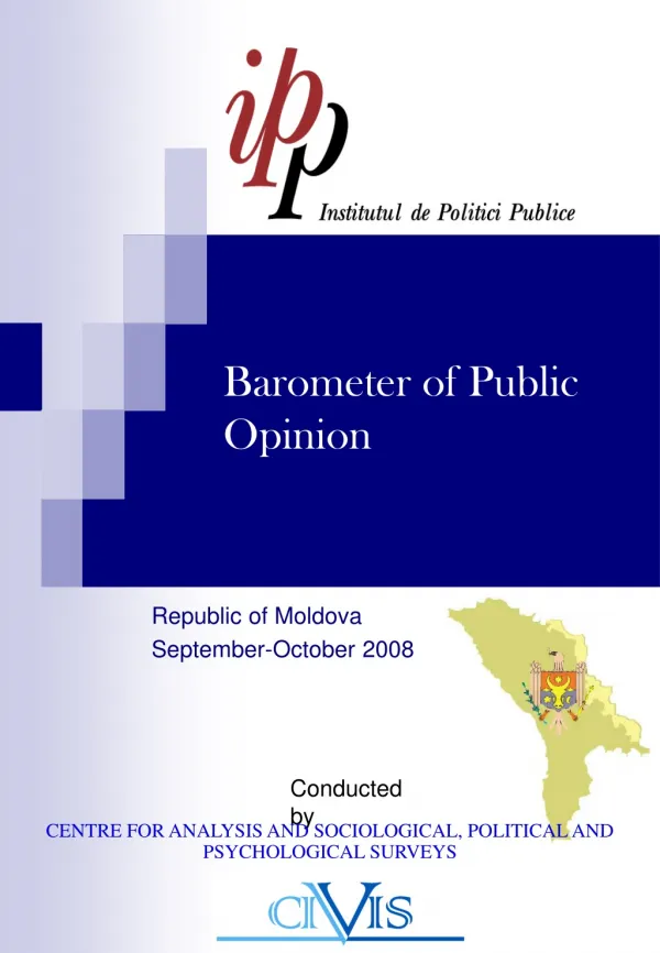 Barome ter of Public Opinion