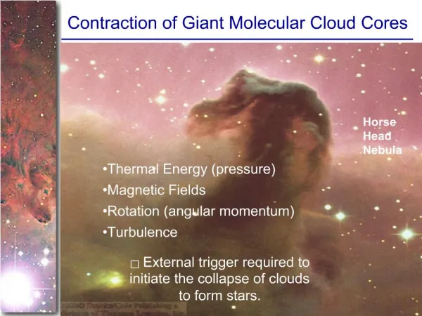 Contraction of Giant Molecular Cloud Cores
