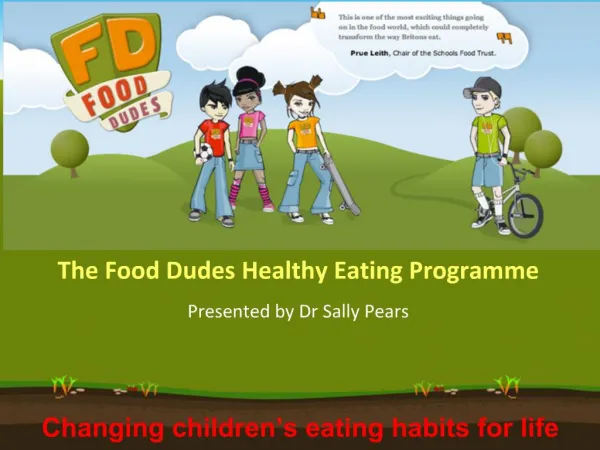 Changing children s eating habits for life