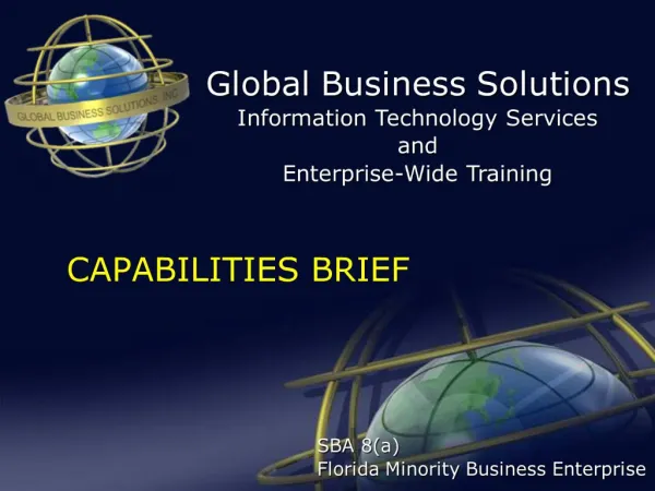 SBA 8a Florida Minority Business Enterprise