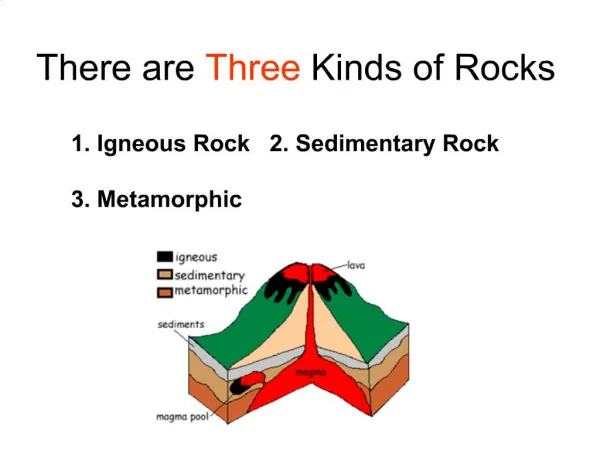 There are Three Kinds of Rocks