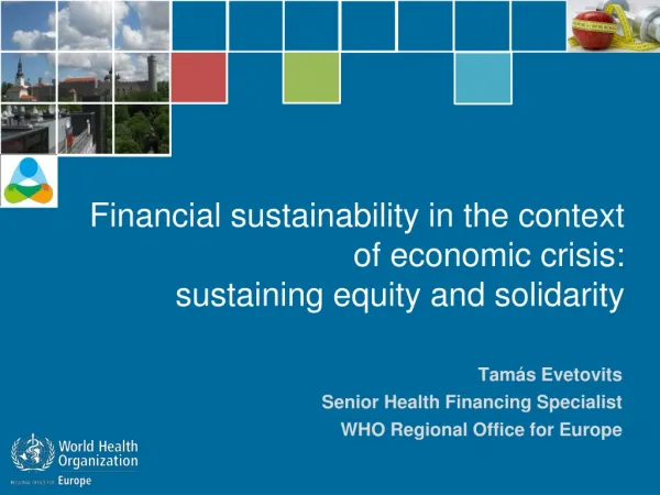 Financial sustainability in the context of economic crisis: sustaining equity and solidarity