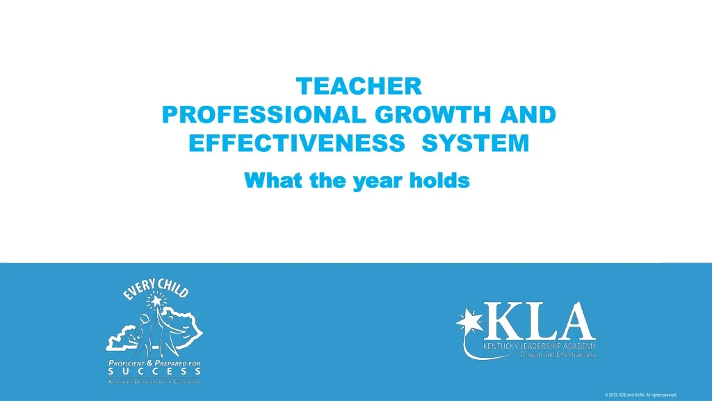 teacher professional growth and effectiveness system