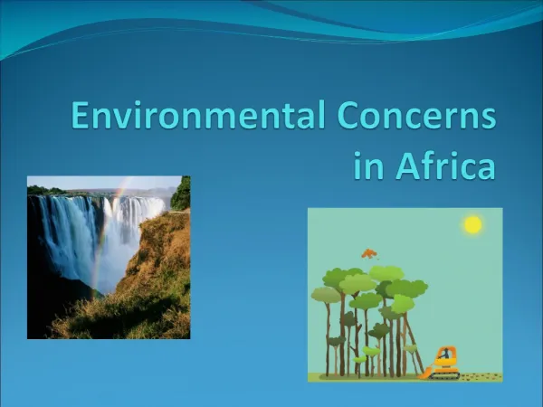Environmental Concerns in Africa