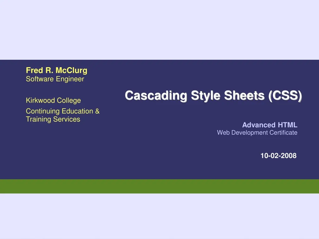 cascading style sheets css