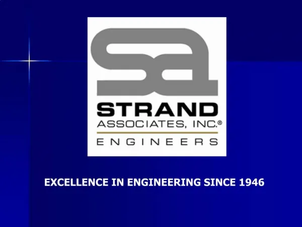 EXCELLENCE IN ENGINEERING SINCE 1946