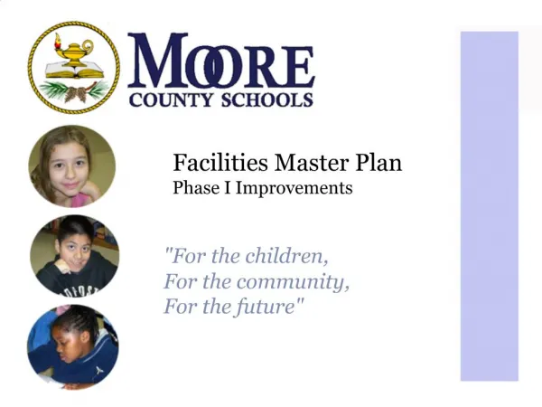 Facilities Master Plan Phase I Improvements