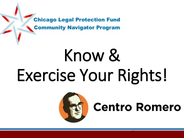 Know &amp; Exercise Your Rights!