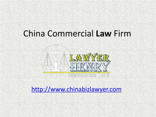 Professional China Commercial Law Firm