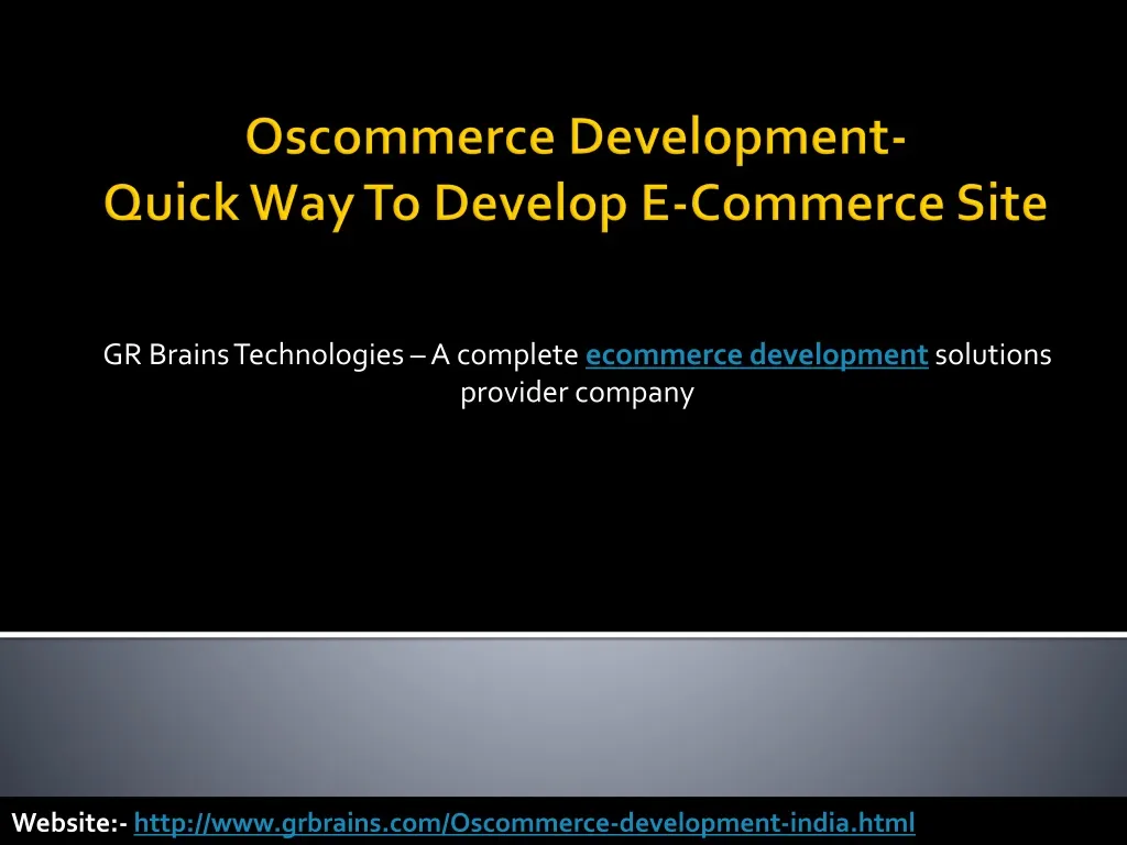 gr brains technologies a complete ecommerce development solutions provider company