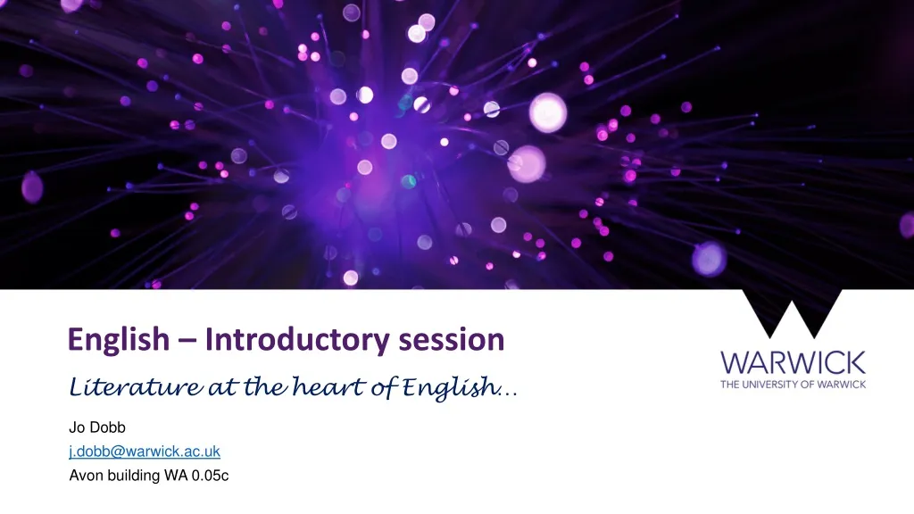 english introductory session