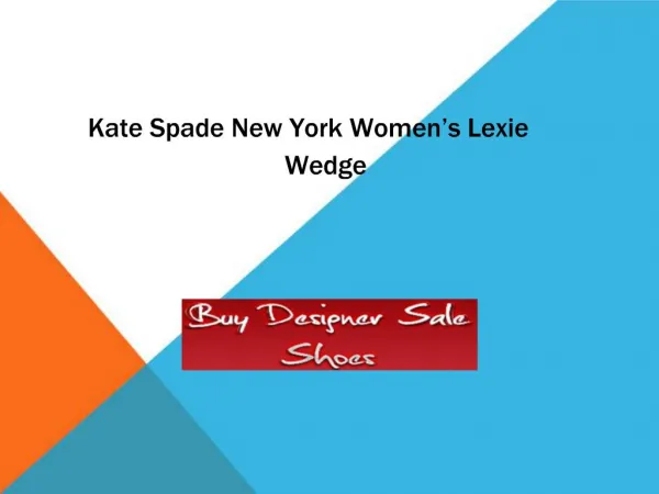 Kate Spade New York Women’s Lexie Wedge
