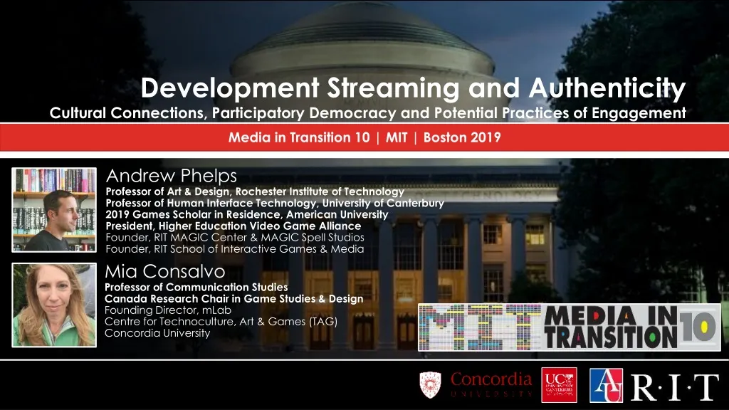 development streaming and authenticity cultural