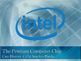 The Pentium Computer Chip - slide 1