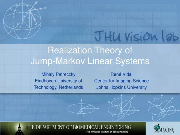 Realization Theory of Jump-Markov Linear Systems