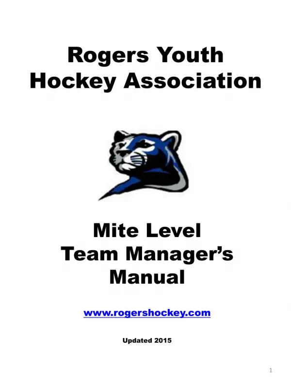 Rogers Youth Hockey Association