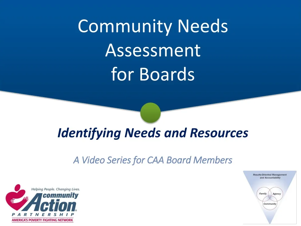 community needs assessment for boards