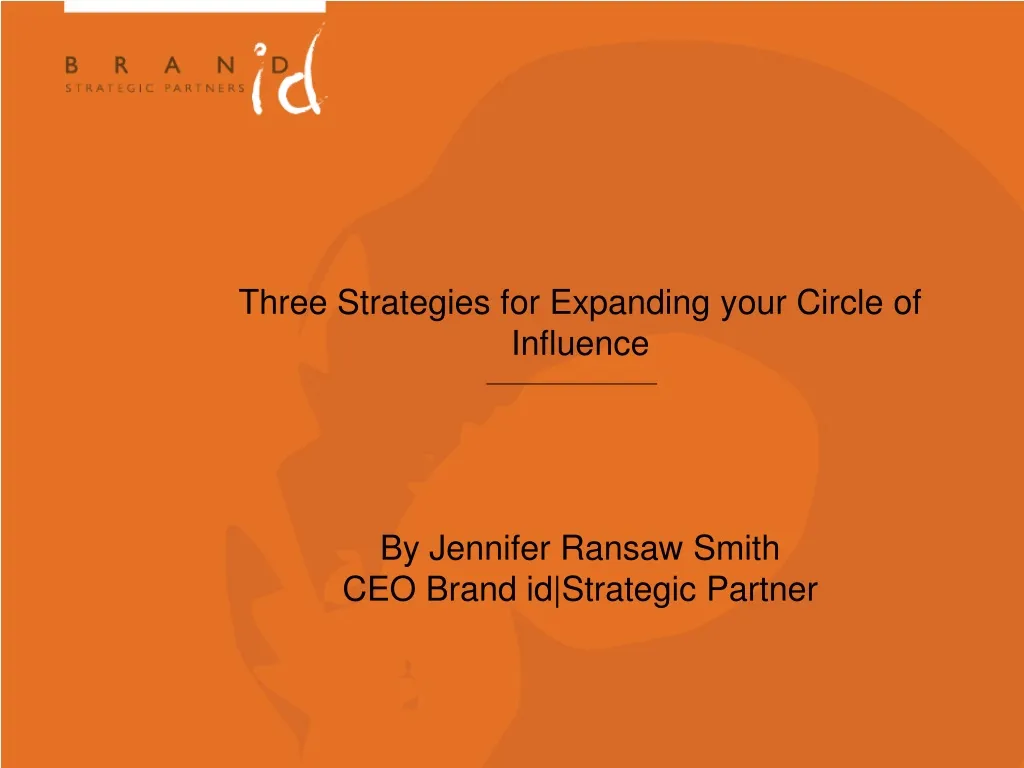 three strategies for expanding your circle