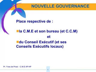 NOUVELLE GOUVERNANCE - slide 1