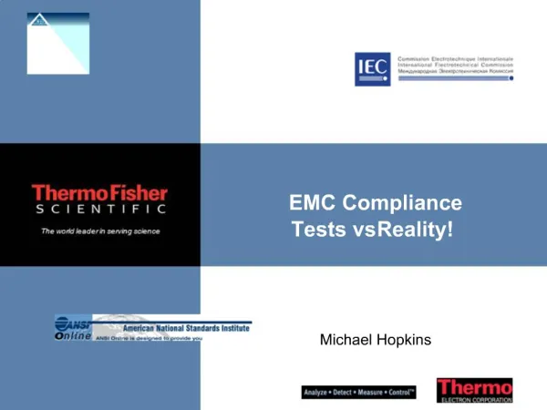 EMC Compliance Tests vs Reality
