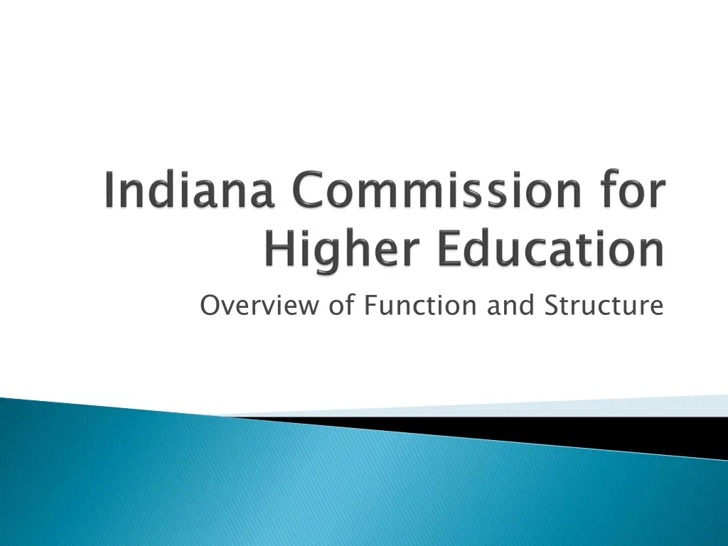 indiana commission for higher education