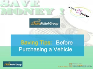 5 Tips To Save Money - slide 1