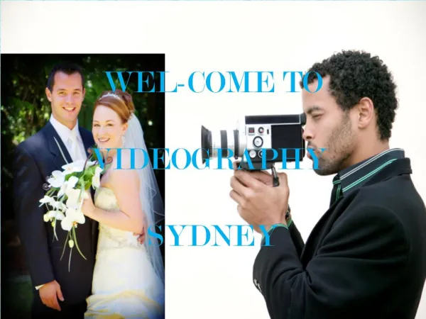 Rivergod Weddings and Corporate Video Production at Sydney