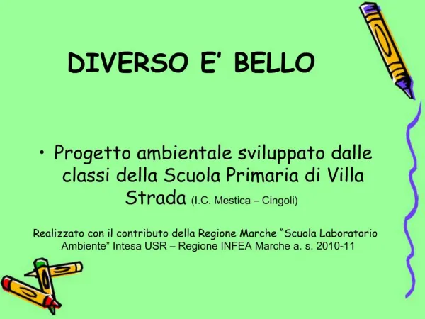 DIVERSO E BELLO