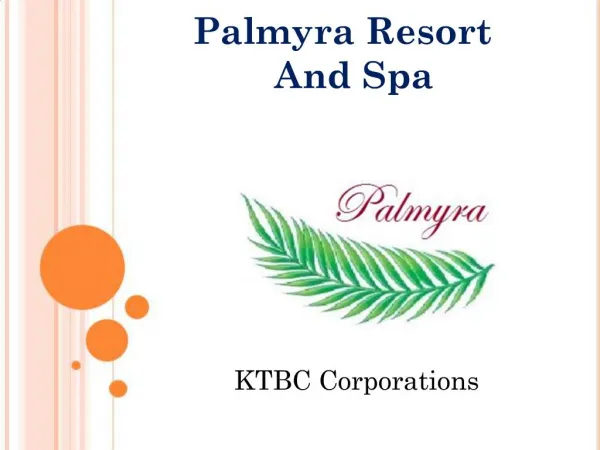 Palmyra Resort And Spa