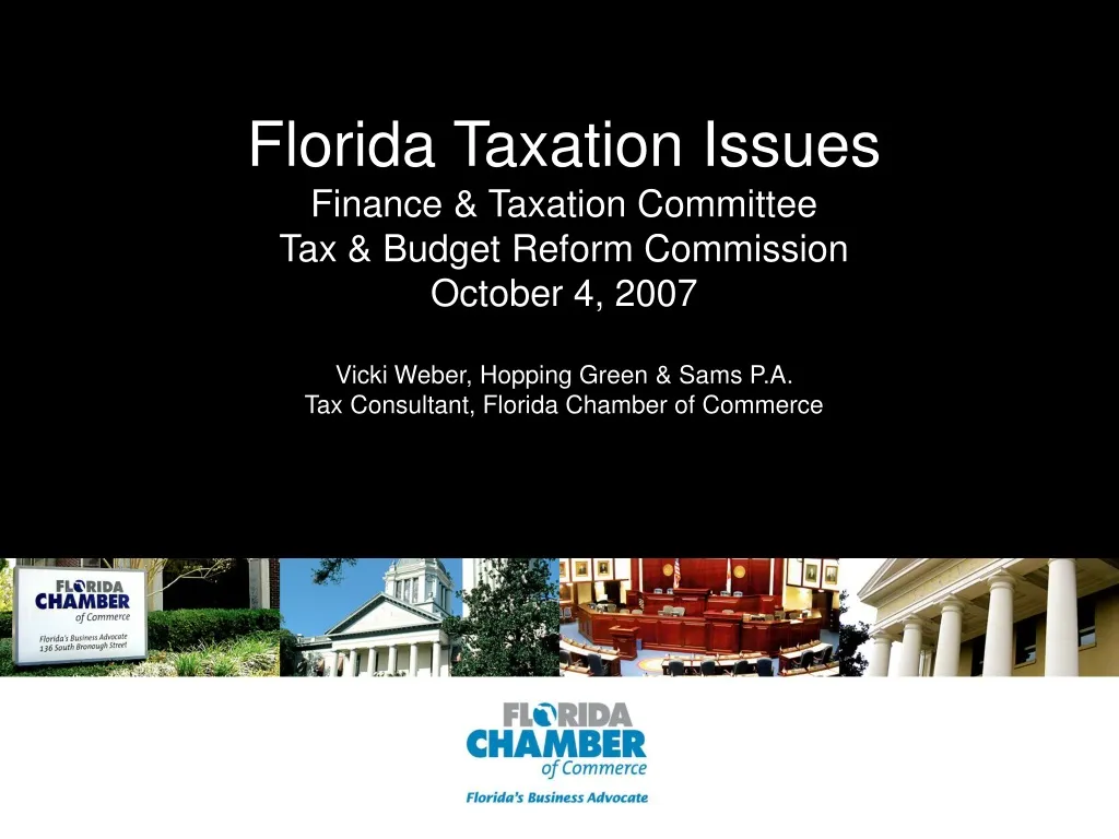 florida taxation issues finance taxation