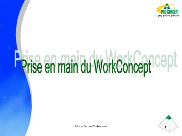 Introduction au Workconcept