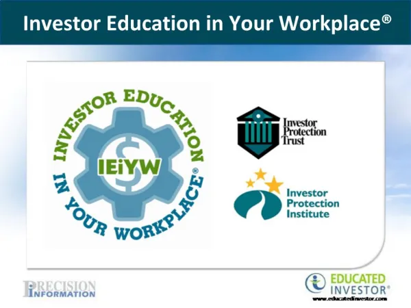 Investor Education in Your Workplace