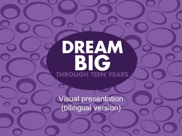 Visual presentation bilingual version
