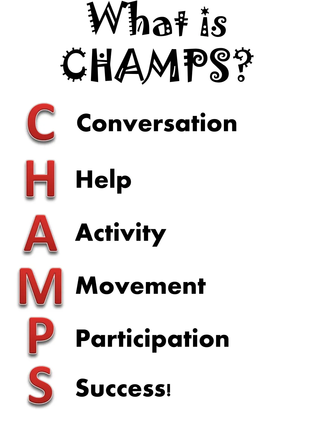 what is champs