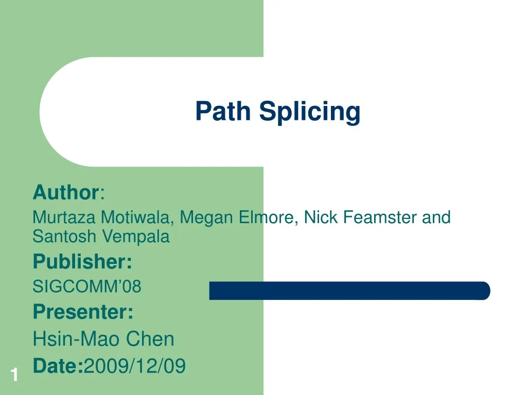 path splicing