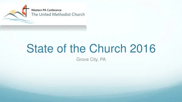 State of the Church 2016