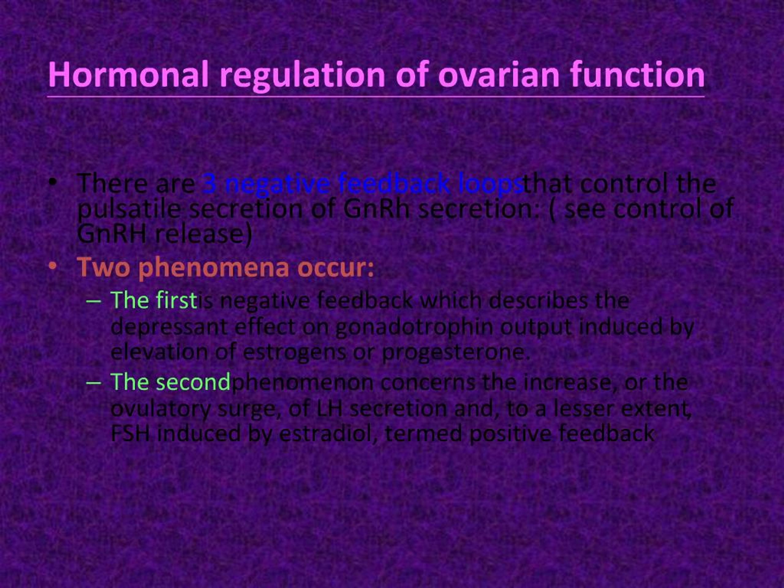 PPT - Hormonal regulation of ovarian function PowerPoint Presentation ...