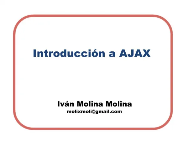Introducci n a AJAX