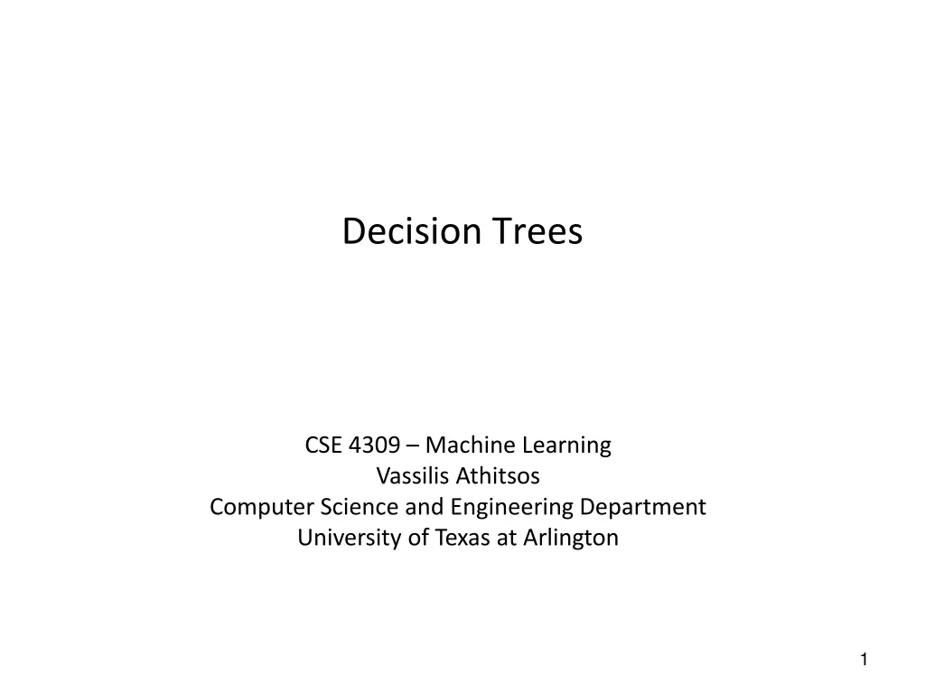 decision trees