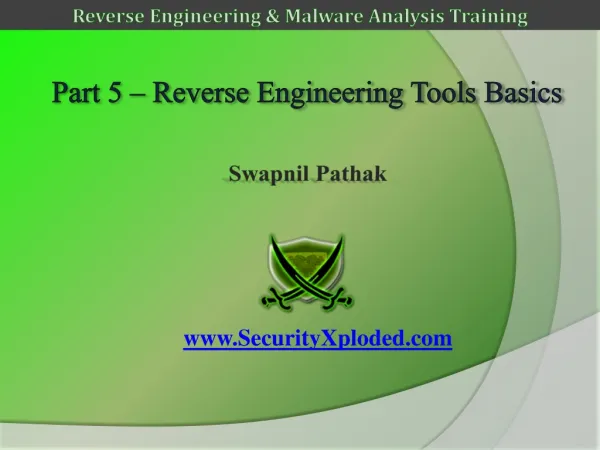 Part 5 – Reverse Engineering Tools Basics