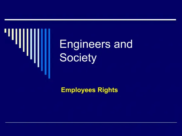 Engineers and Society